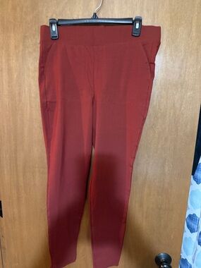 NWOT Rust Red Ponte Knit Leggings